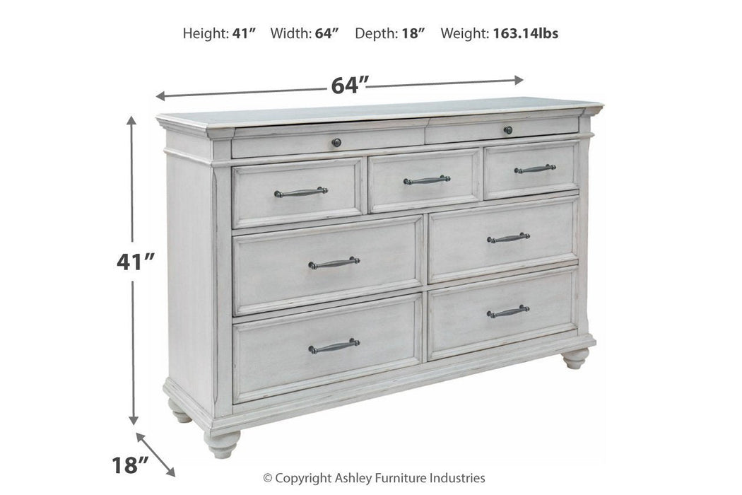 Kanwyn Whitewash Dresser - B777-31 - Lara Furniture