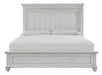 Kanwyn Whitewash King Panel Bed - Lara Furniture