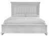 Kanwyn Whitewash King Panel Storage Bed - Lara Furniture