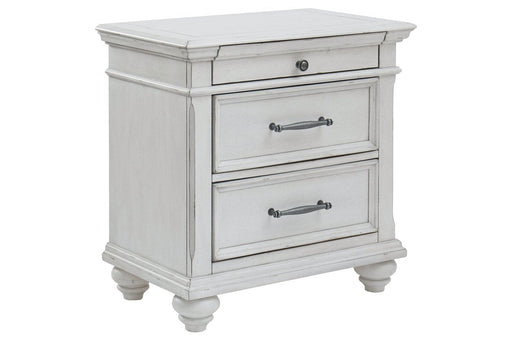 Kanwyn Whitewash Nightstand - B777-93 - Lara Furniture