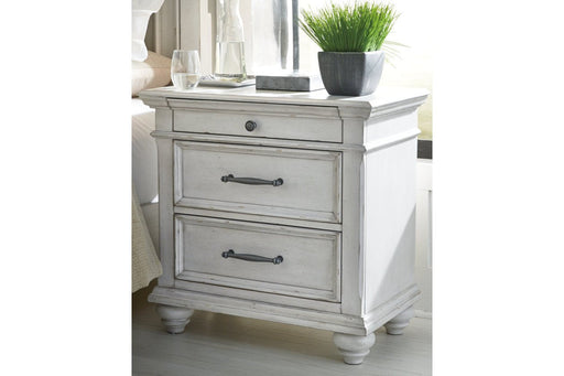 Kanwyn Whitewash Nightstand - B777-93 - Lara Furniture