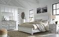 Kanwyn Whitewash Panel Bedroom Set - Lara Furniture