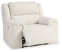 Keensburg Linen Oversized Power Recliner - 6180782