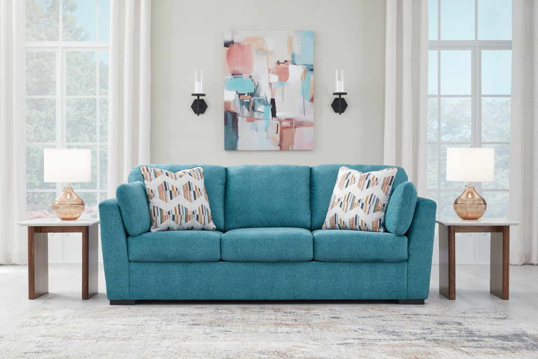 Keerwick Teal Queen Sofa Sleeper - 6750739