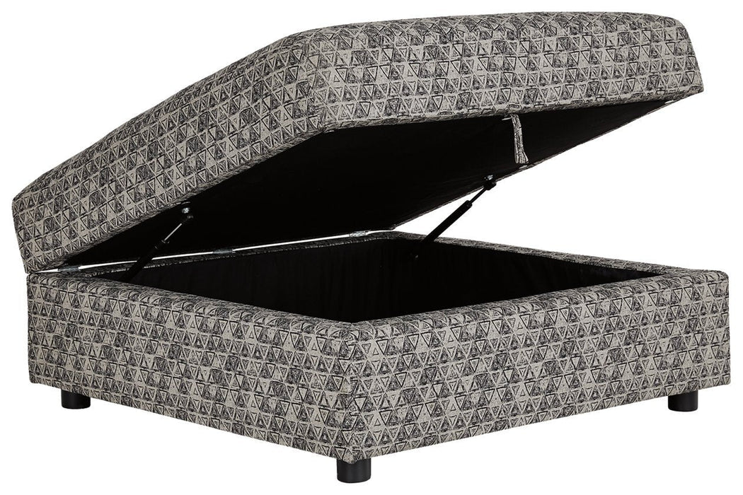 Kellway Bisque Ottoman With Storage - 9870711 - Lara Furniture