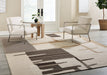 Kencher Beige/Brown Extra Large Rug - R406820