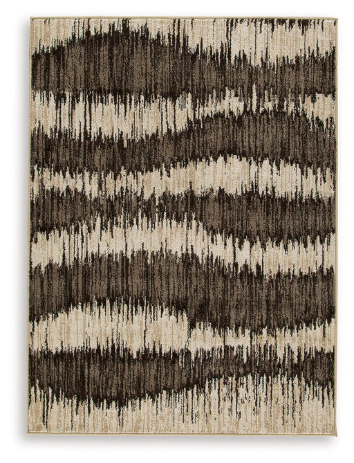 Keradon Cream/Brown Large Rug - R406841