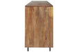 Kerrings Brown/Black/White Accent Cabinet - A4000258 - Lara Furniture