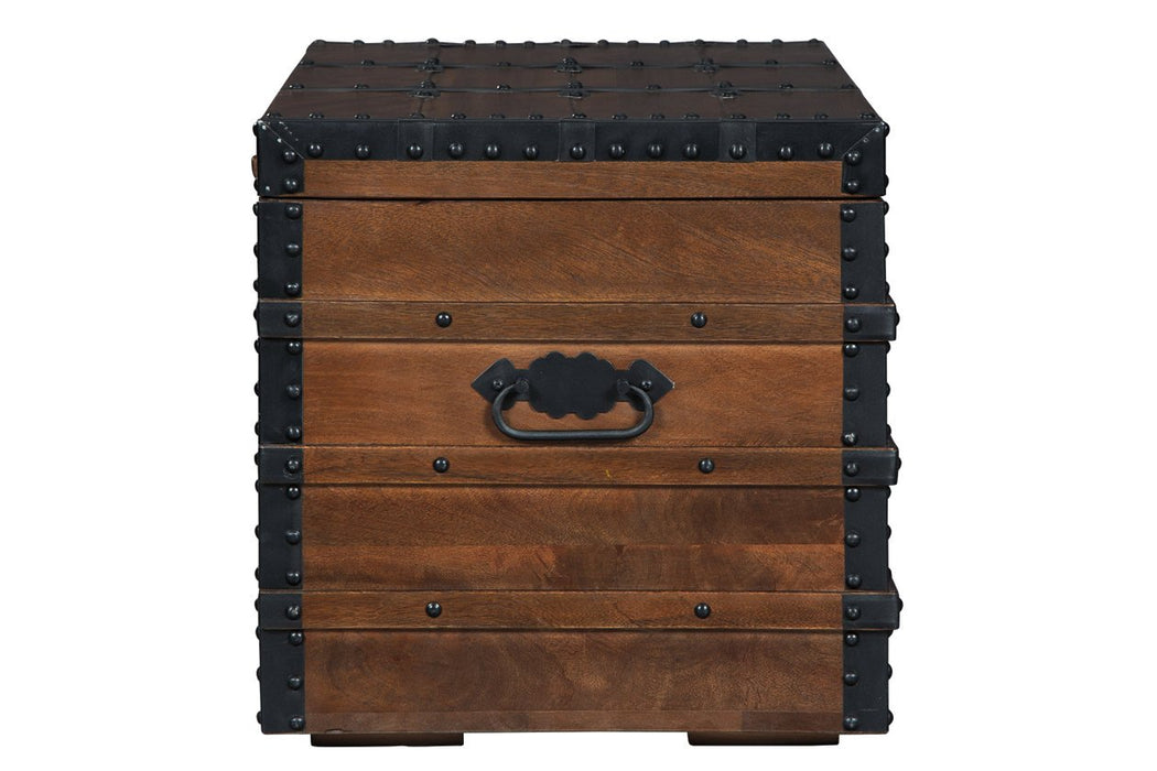 Kettleby Brown Storage Trunk - A4000096 - Lara Furniture