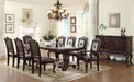 Kiera Brown Formal Dining Table - Lara Furniture