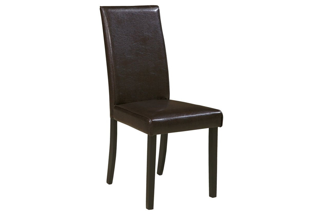 Kimonte Dark Brown Dining Chair (Set of 2) - D250-02 - Lara Furniture