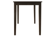 Kimonte Dark Brown Dining Table - D250-25 - Lara Furniture