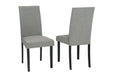 Kimonte Dark Brown/Gray Dining Chair (Set of 2) - D250-06 - Lara Furniture