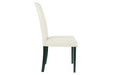 Kimonte Ivory Dining Chair (Set of 2) - D250-01 - Lara Furniture