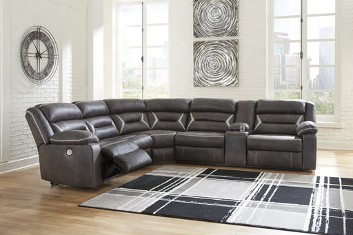 Kincord Midnight RAF Power Recliner Sectional - Lara Furniture