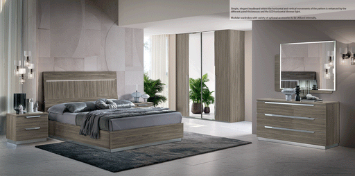 Kroma Bedroom Grey Set - Lara Furniture