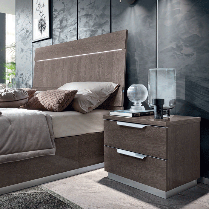 Kroma Bedroom Silver Set - Lara Furniture