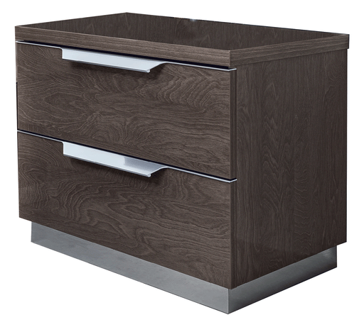 Kroma Silver Nightstand - i39723 - Lara Furniture