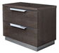 Kroma Silver Nightstand - i39723 - Lara Furniture