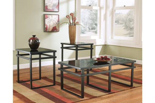 Laney Black Table (Set of 3) - T180-13 - Lara Furniture