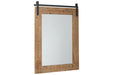 Lanie Antique Brown Accent Mirror - A8010223 - Lara Furniture