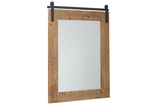 Lanie Antique Brown Accent Mirror - A8010223 - Lara Furniture