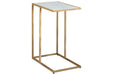 Lanport Champagne/White Accent Table - A4000236 - Lara Furniture