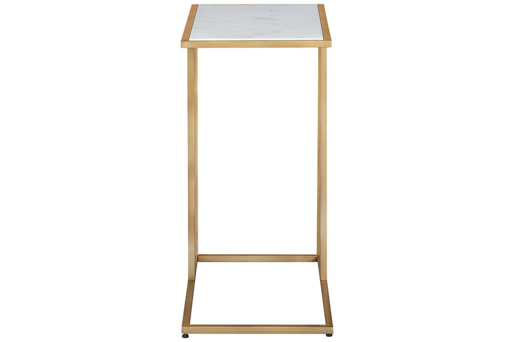 Lanport Champagne/White Accent Table - A4000236 - Lara Furniture