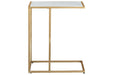 Lanport Champagne/White Accent Table - A4000236 - Lara Furniture