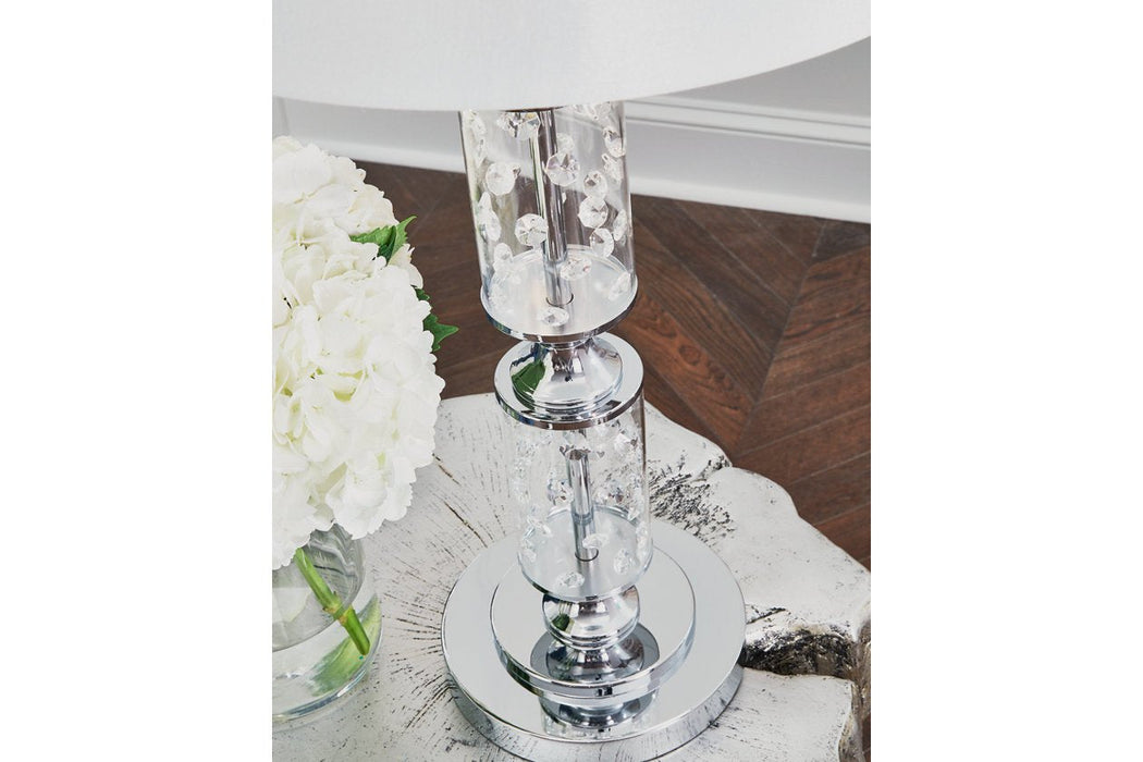 Laramae Chrome Finish Table Lamp - L428144 - Lara Furniture