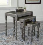 Larkendale Metallic Gray Accent Table (Set of 3) - A4000353 - Lara Furniture