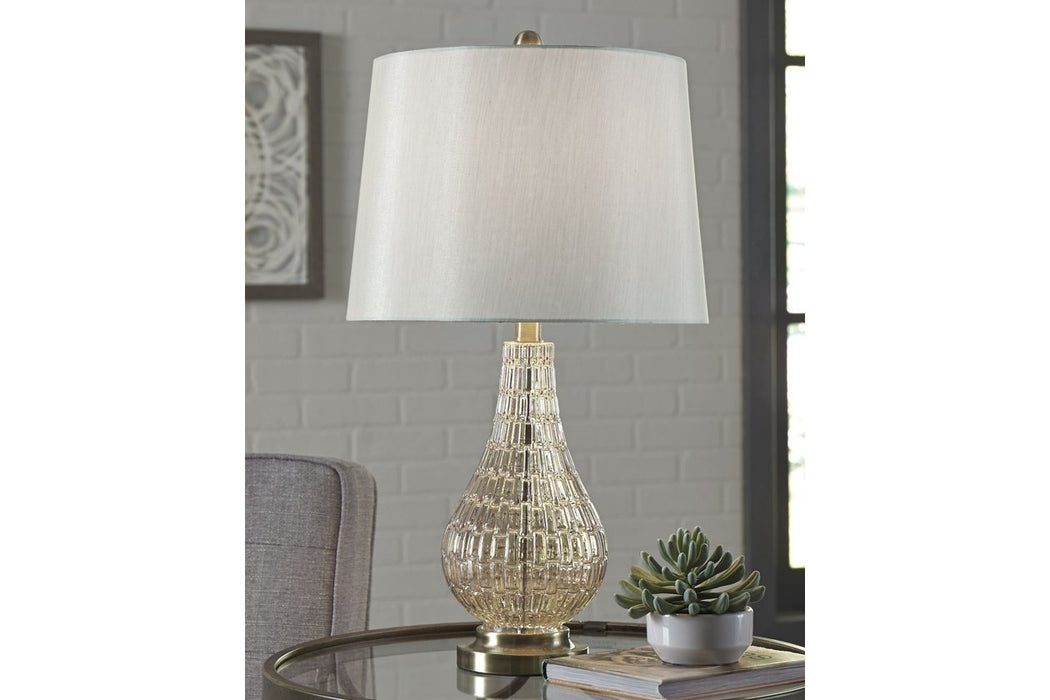 Latoya Champagne Table Lamp - L430594 - Lara Furniture