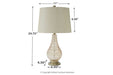 Latoya Champagne Table Lamp - L430594 - Lara Furniture