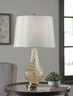 Latoya Champagne Table Lamp - L430594 - Lara Furniture