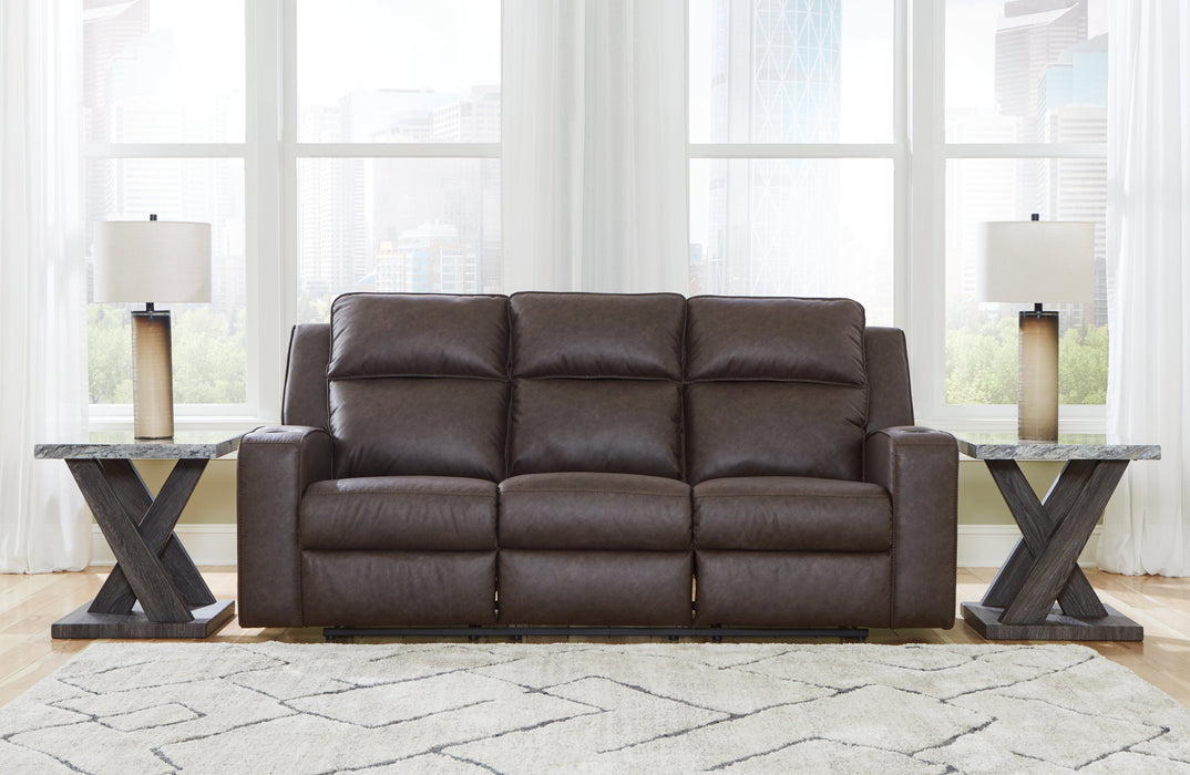 Lavenhorne Reclining Sofa with Drop Down Table - 6330689