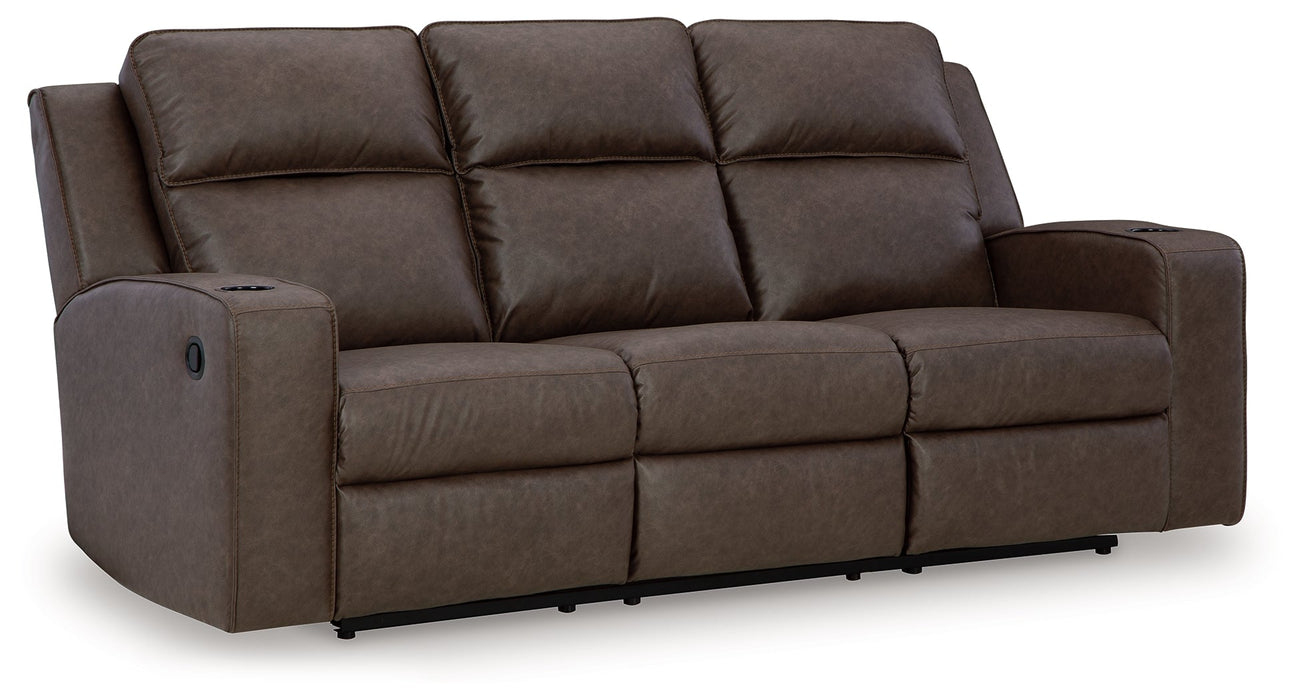 Lavenhorne Reclining Sofa with Drop Down Table - 6330689