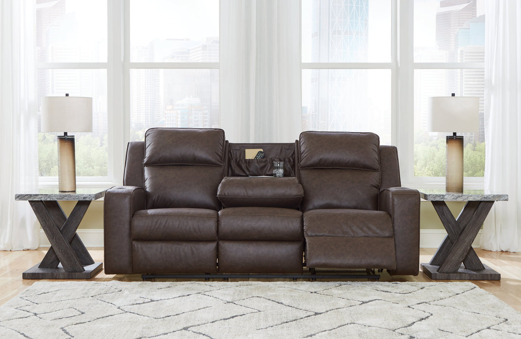 Lavenhorne Reclining Sofa with Drop Down Table - 6330689