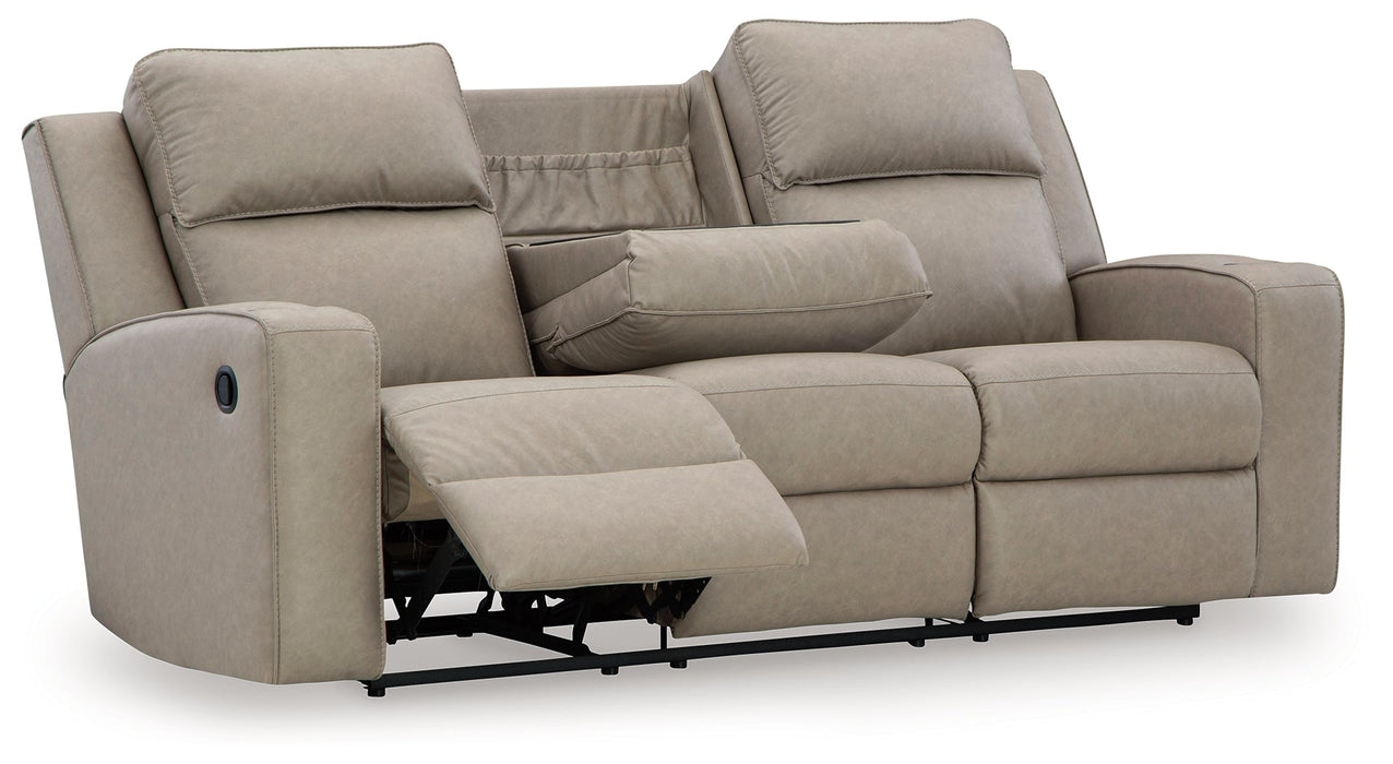 Lavenhorne Reclining Sofa with Drop Down Table - 6330789