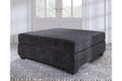 Lavernett Charcoal Oversized Accent Ottoman - 5960308 - Lara Furniture