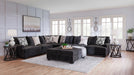 Lavernett Charcoal Sectional Set - Lara Furniture