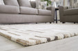 Leesdale Ivory/Brown/Black 5' x 7' Rug - R406422