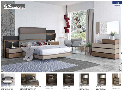 Leo Bed Queen - i28109 - Lara Furniture