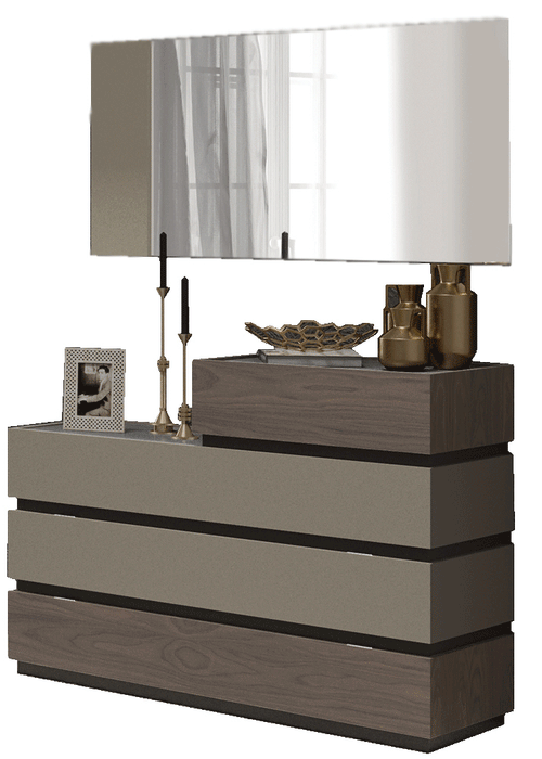 Leo Dresser/Chest/Mirror Set - Lara Furniture