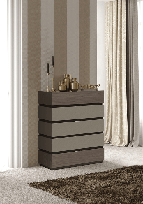 Leo Dresser/Chest/Mirror Set - Lara Furniture