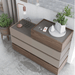 Leo Dresser/Chest/Mirror Set - Lara Furniture