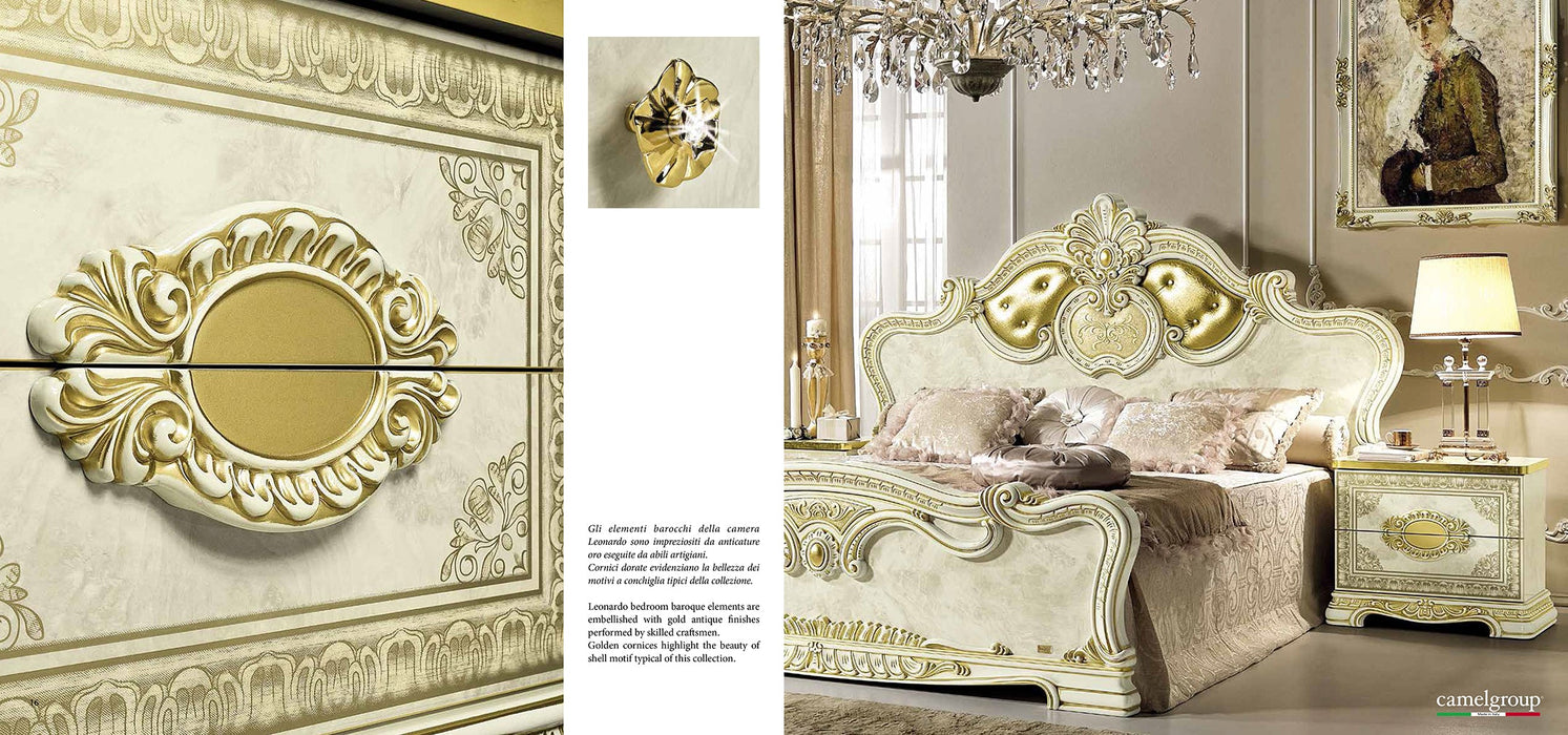 Leonardo Bed Queen - Lara Furniture