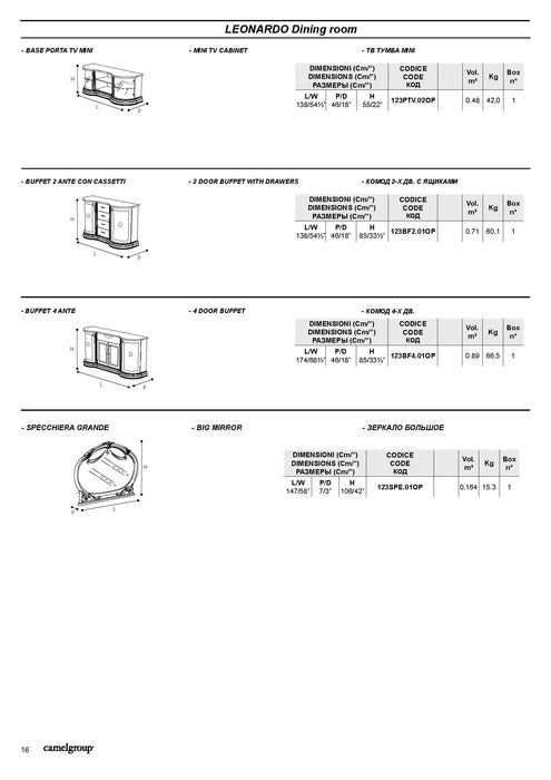 Leonardo Dining Set - Lara Furniture