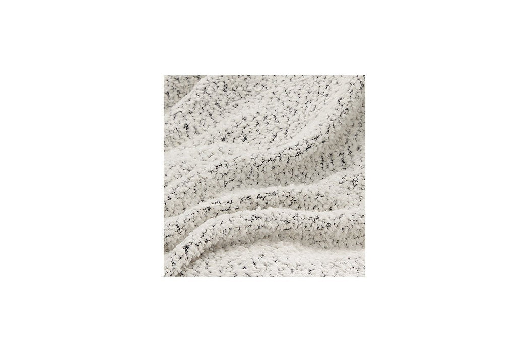 Leonita Black/White Throw - A1000769T - Lara Furniture