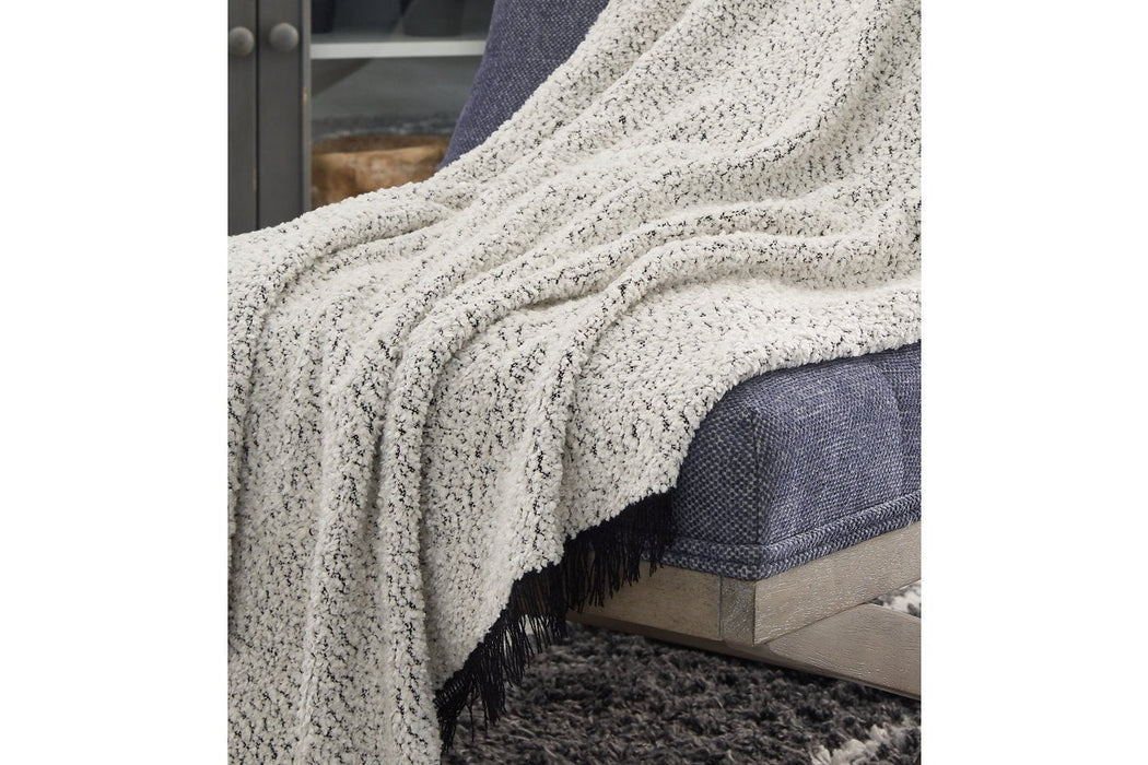 Leonita Black/White Throw (Set of 3) - A1000769 - Lara Furniture