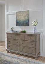 Lettner Light Gray Dresser - B733-31 - Lara Furniture